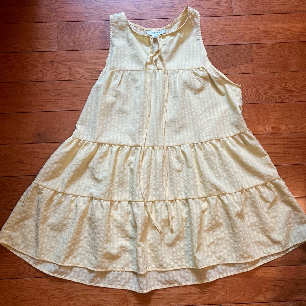 Topshop Kids Dress in Light Yellow
